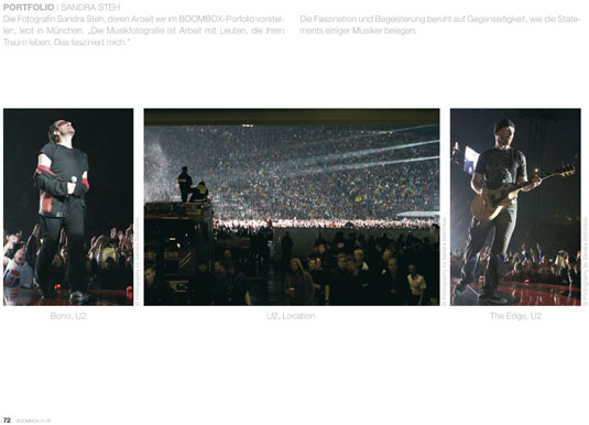 Old Portfolio in Boom Box Magazine